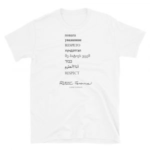 Camiseta de manga corta unisex "RESPETO"