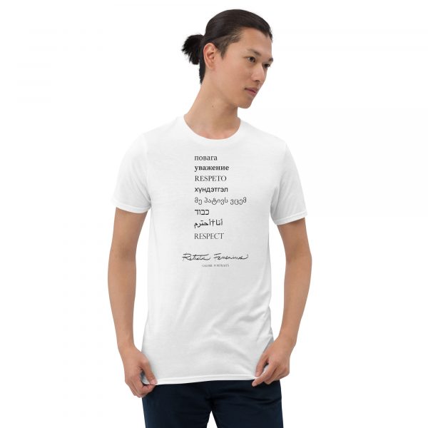 Camiseta de manga corta unisex "RESPETO" - Imagen 3