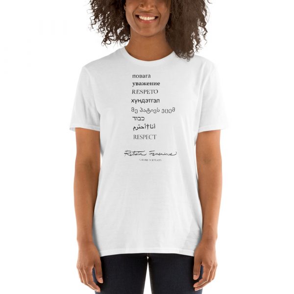 Camiseta de manga corta unisex "RESPETO" - Imagen 4